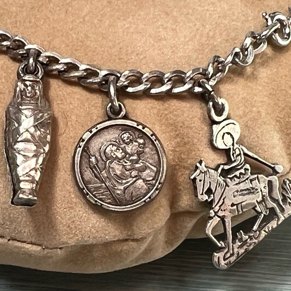 Vintage Charm Bracelet Sterling - Picture 11 of 13